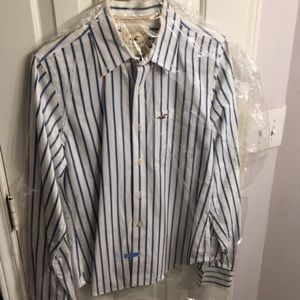 Hollister fitted dress shirt.